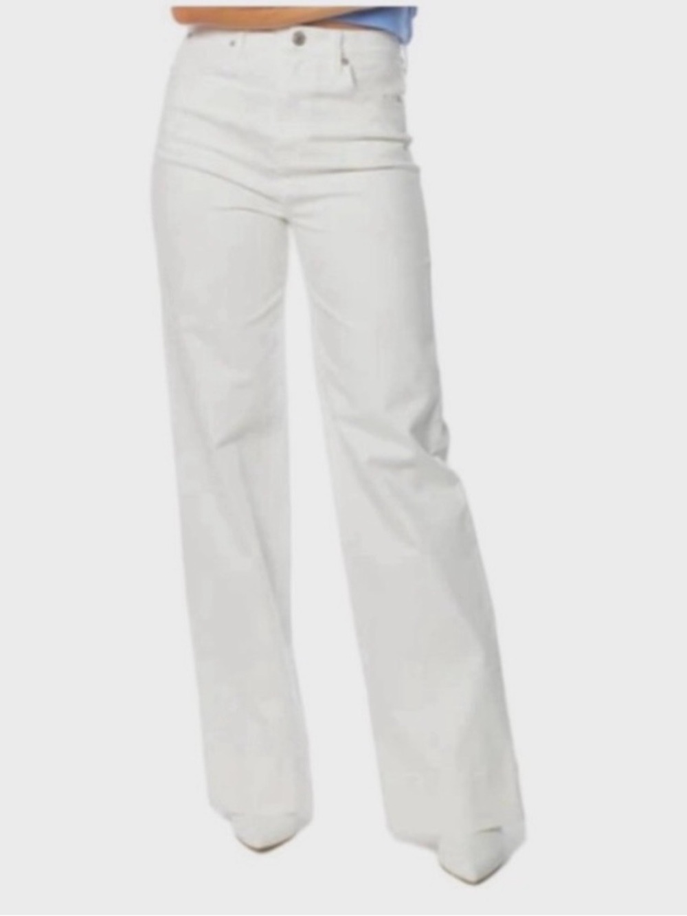 Juicy Couture White Wide Leg Jeans